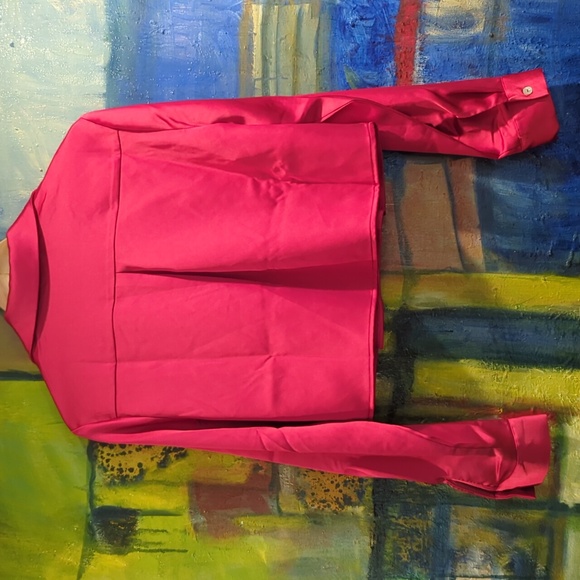 Rachel Zoe crop button down blouse Medium NWT - Picture 4 of 9